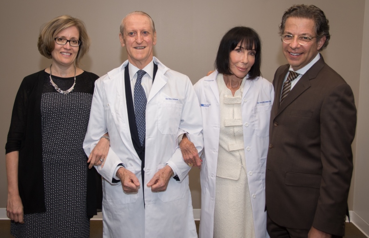 Dr. Valerie Wallace, Donald K. Johnson, Anna McCowan-Johnson, Dr. Robert Devenyi