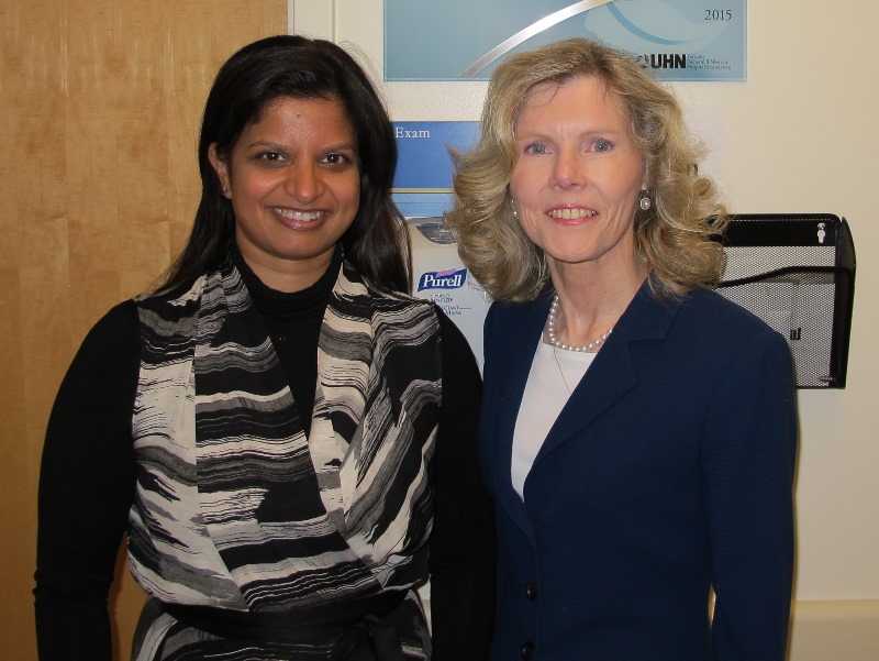 Dr. Sindhu Johnson and Rosemary Vincec