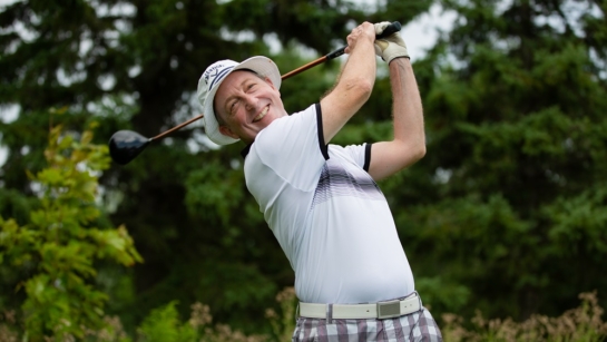 John Dickhout golfing