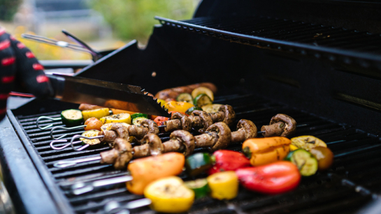 BBQ grill during summer