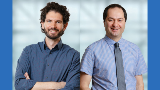 Dr. Behrang Keshavarz, (L), and Dr. Babak Taati, both scientists at UHN's KITE Research Institute