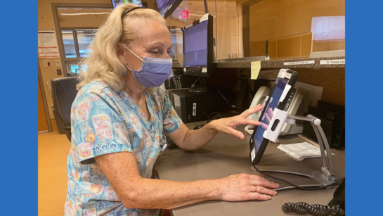 Asia Naiman, a nurse on the Special Dementia Unit at Toronto Rehab, University Centre