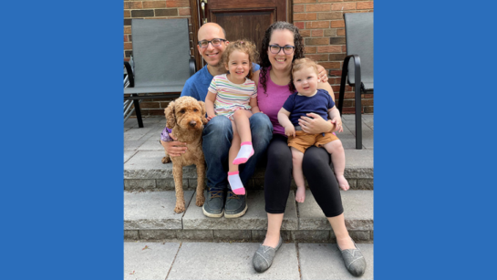 Adam Braun and his family