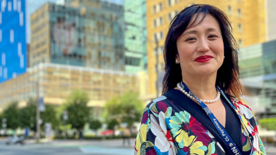 Dr. Adrienne Tan, staff psychiatrist and Medical Lead for the UHN's Centre for Mental Health's Medical Psychiatry Division.