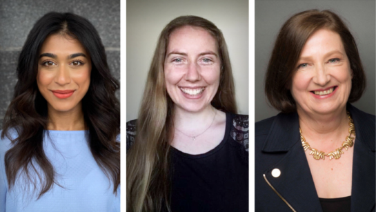 Rashi Gupta and Emma Vanlieshout, and senior author Dr. Joan Wither