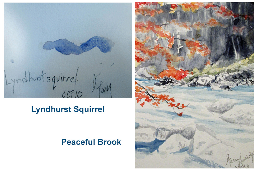 Peaceful Brook painting