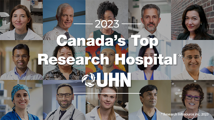 From fundamental discoveries to education, clinical innovation to medical rehabilitation, we are one team working toward a shared goal of creating A Healthier World," says Dr. Brad Wouters, UHN's Executive Vice President of Science and Research. (Graphic: UHN StRIDe Team)