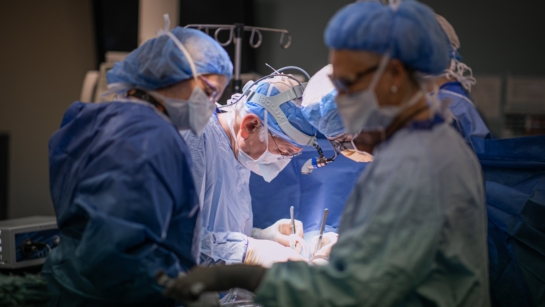 The Peter Munk Cardiac Centre team performing cardiovascular surgery