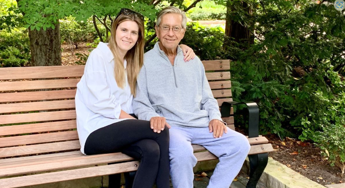 Meredith Burns and her dad