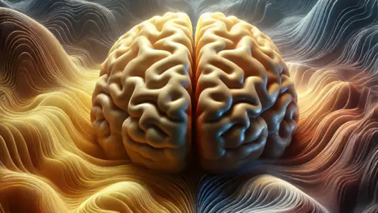 An AI generated image of the human brain