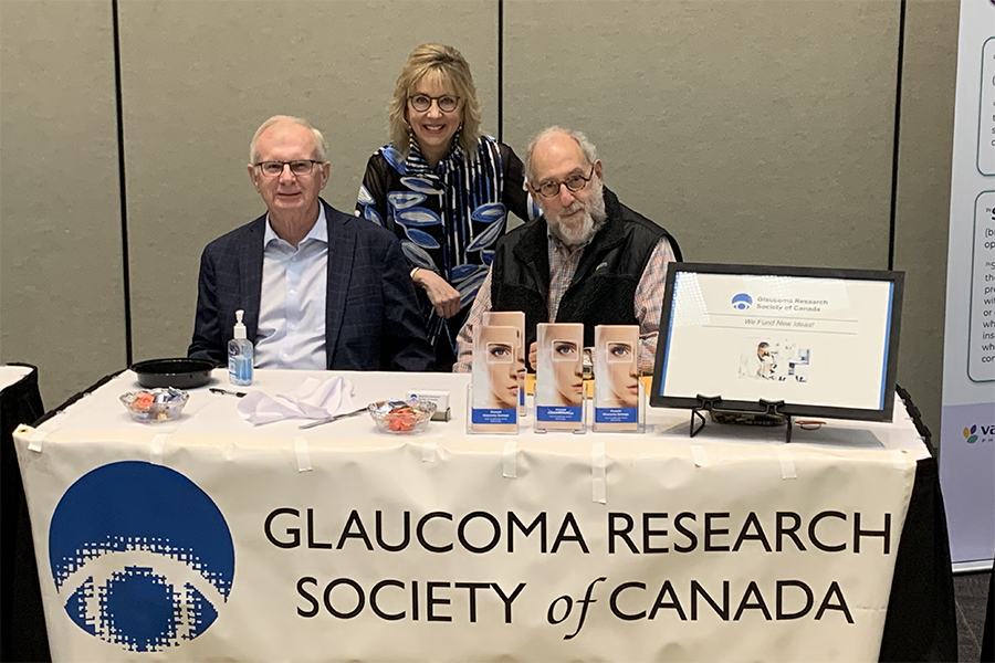 Stuart Murray with fellow members of the Glaucoma Research Society of Canada.