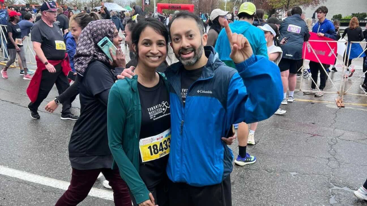 Shilpa Raju and her husband