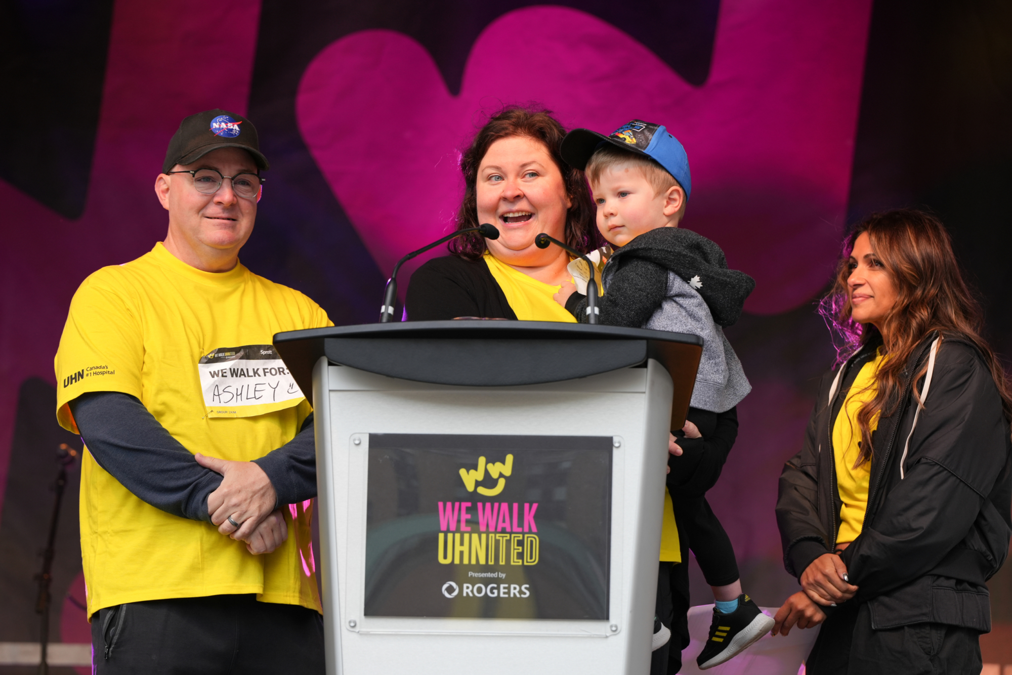 Ashley Comrie and family