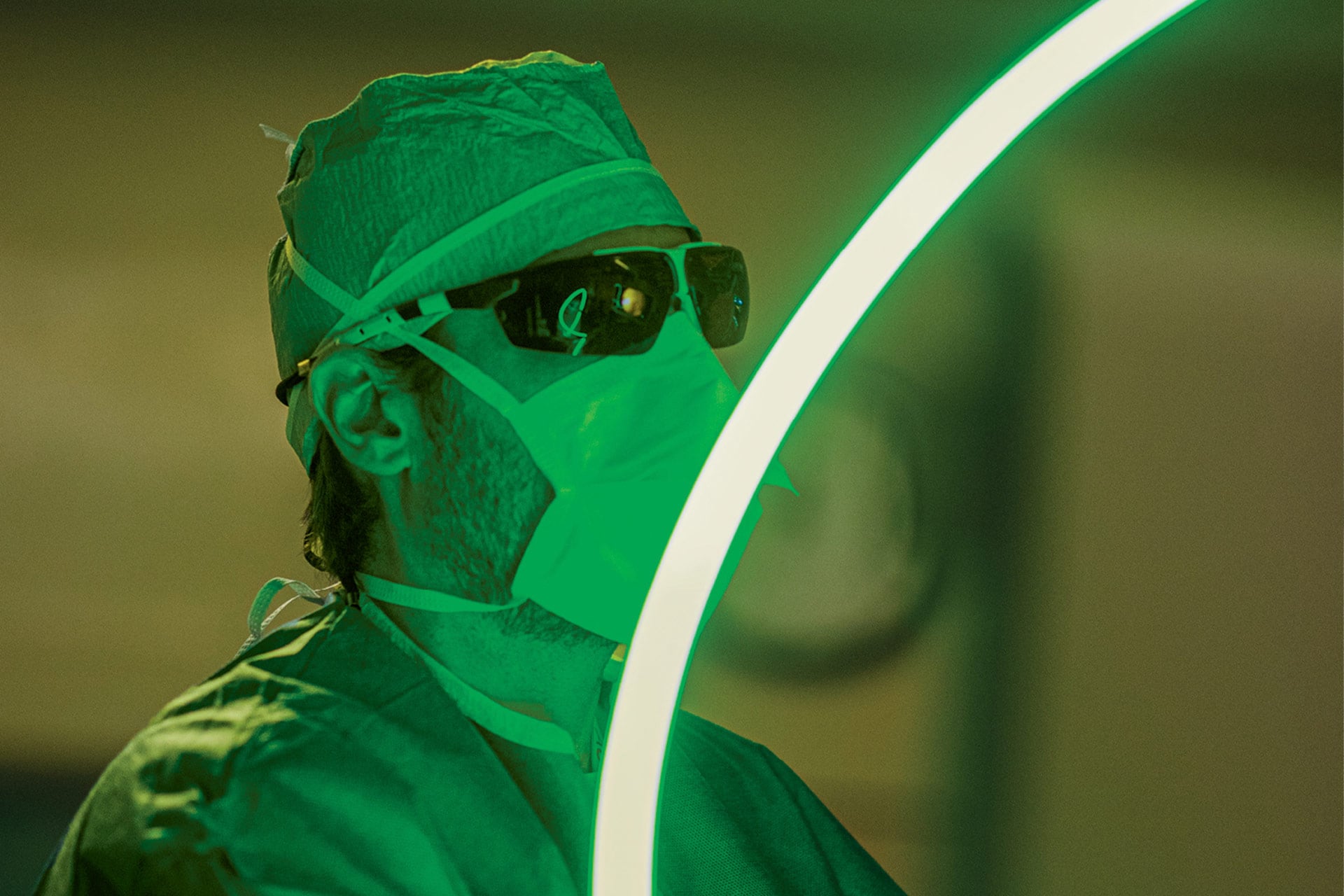 Dr. Dean Elterman performing surgery