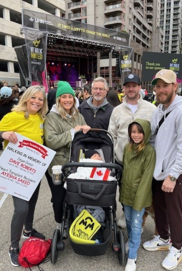 Rita with her family at We Walk UHNITED