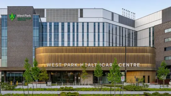 West Park Healthcare Centre rendition of the new building