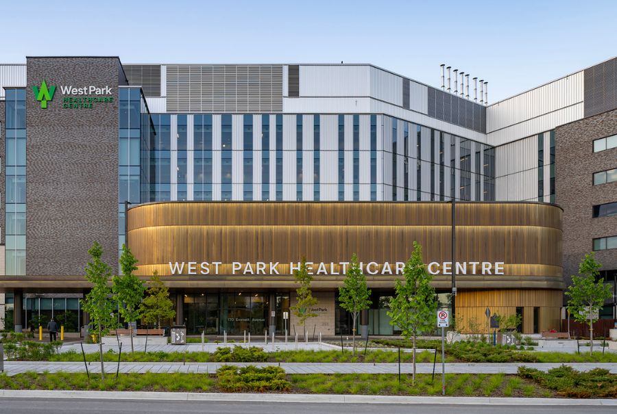 West Park Healthcare Centre rendition of the new building