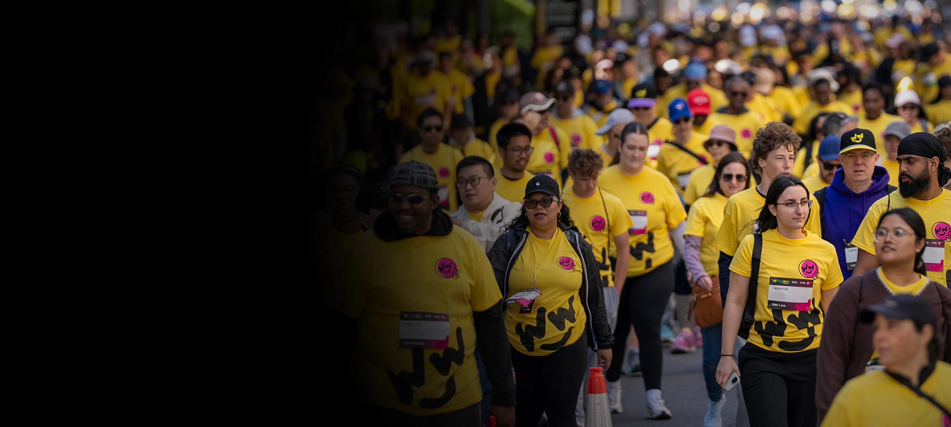 A crowd of walkers and fundraisers participating in the 2026 WE WALK UHNITED