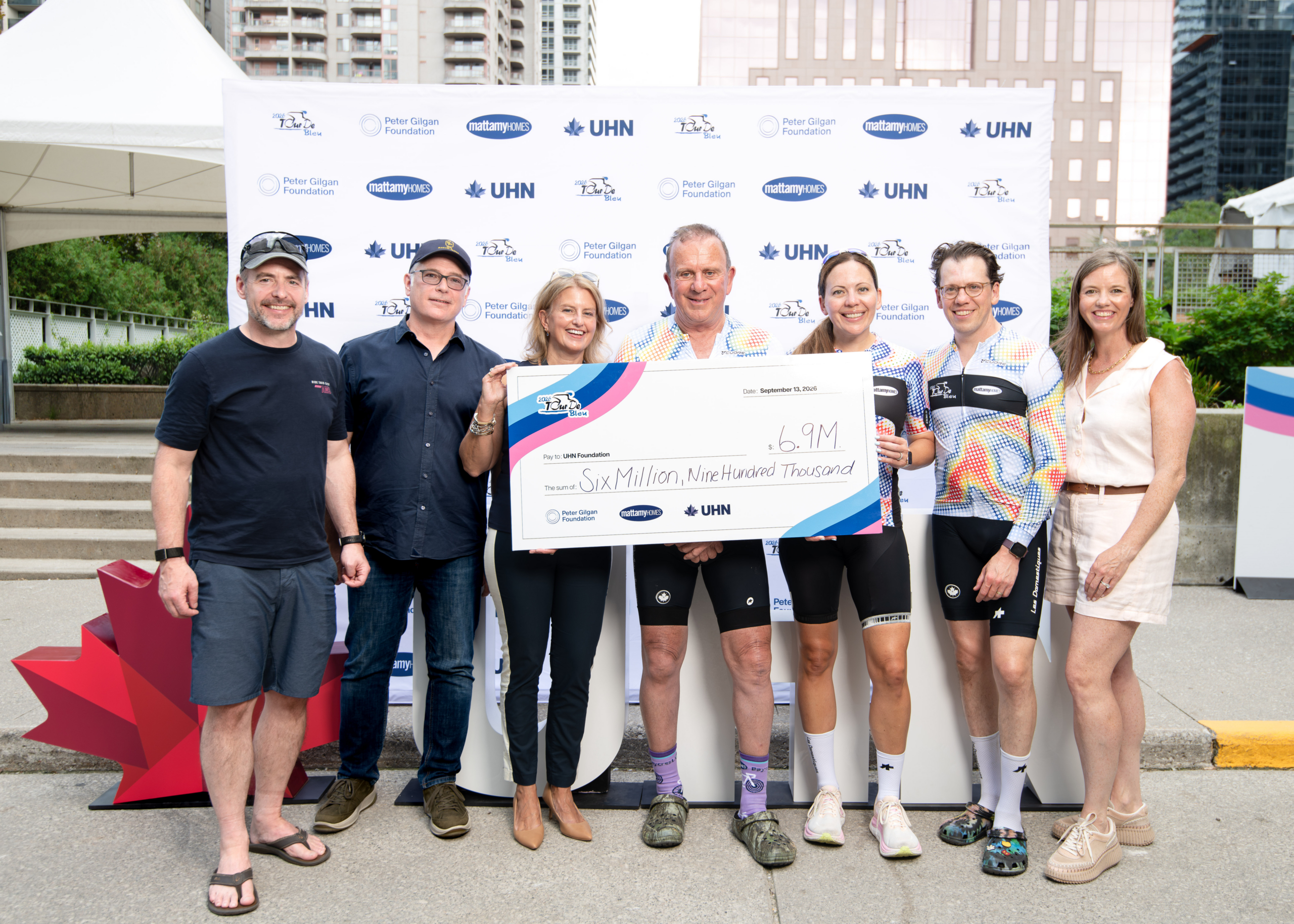 Tour De Bleu participants